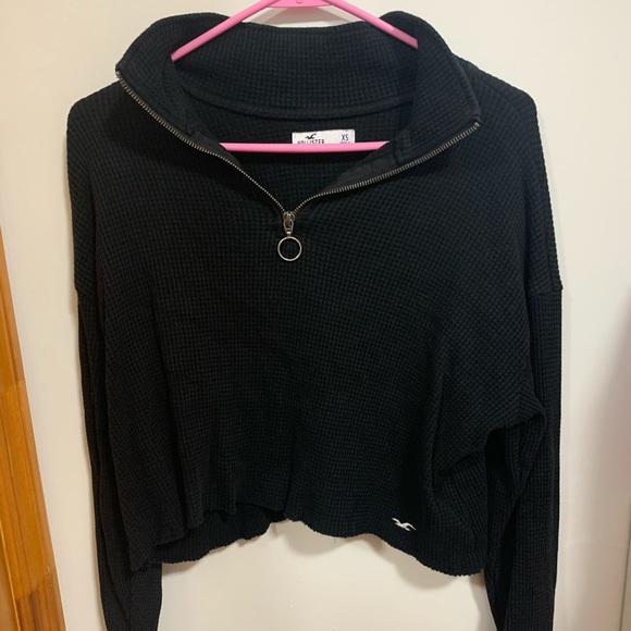 HOLLISTER ZIP UP CREWNECK - Picture 1 of 3
